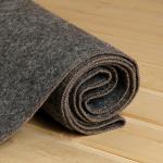 Коврик - лежак для бани и сауны «Банный рай», 180?60 см, полиэфир, серый, «Добропаровъ»