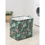 Корзина для белья Доляна «Джунгли», 50?40 см, с затяжкой