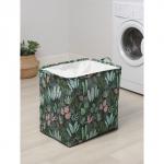 Корзина для белья Доляна «Джунгли», 50?40 см, с затяжкой