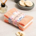 Набор махровых полотенец Good to be, 30?30 см - 3 шт., 340 г/м?, 100% хлопок