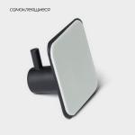 Крючки самоклеящиеся St?lz, 4 шт., для ванной комнаты, 4.5?4.5?3 см, чёрные