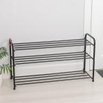 Подставка для обуви, 3 яруса, 87?30?48 см, цвет чёрный