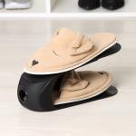 Подставка для хранения обуви IDEA, пластик, 28?10?14 см, чёрный