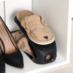 Подставка для хранения обуви IDEA, пластик, 28?10?14 см, чёрный