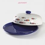 Блинница Доляна «Емеля», d=23 см, доломит, белая