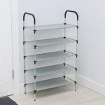 Полка для обуви LaDо?m, 5 ярусов, 60?30?102 см, серая