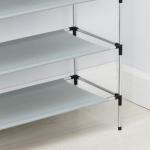 Полка для обуви LaDо?m, 5 ярусов, 60?30?102 см, серая