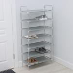 Полка для обуви LaDо?m, 7 ярусов, 60?30?120 см, белая