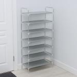 Полка для обуви LaDо?m, 7 ярусов, 60?30?120 см, белая