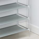 Полка для обуви LaDо?m, 7 ярусов, 60?30?120 см, белая