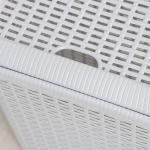 Корзина бельевая, 30 л, 38?26?46 см, с крышкой, МИКС