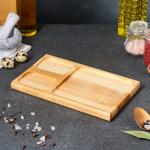 Блюдо для подачи суши Доброе дерево «Классик», 25?15 см, массив ясеня