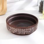 Блюдо для запекания «Ангоб», 250 мл, 8?12 см, красная глина