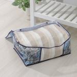 Кофр для хранения вещей Доляна «Мозаика», 45?30?20 см, синий