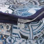 Кофр для хранения вещей Доляна «Мозаика», 45?30?20 см, синий