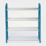 Полка для обуви Доляна, 4 яруса, 50?19?59 см, синяя