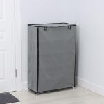 Полка для обуви с чехлом LaDо?m, 5 уровней, 60?30?90 см, серая