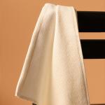 Полотенце вафельное Love Life Sweet Moment, 70?130 см, хлопок 100%, молочное