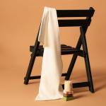 Полотенце вафельное Love Life Sweet Moment, 70?130 см, хлопок 100%, молочное