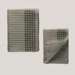 Полотенце вафельное 50х100 ТМ Fine Line, коллекция " Amelia",  кварцевый серый