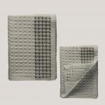 Полотенце вафельное 50х100 ТМ Fine Line, коллекция " Amelia",  серебристый