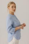 Блуза из льна 21-04 голубой