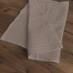 Полотенце вафельное "SALTINE" 30х60, ТМ FINE LINE, коллекция ELTON, плотность 360 г/м2, коричневый