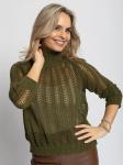 Джемпер 7702/оливковый