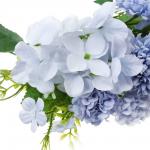 LADECOR Букет искусственных цветов, 30 см, пластик, ткань, 4 цвета