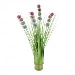 LADECOR Букет цветов полевых искусственных, 40 см, пластик, проволока, веревка, 4 вида