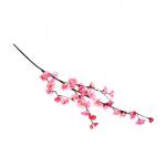 LADECOR Цветок искусственный ветка сакуры, 105 см, ткань, пластик, железная проволока, 2 цвета