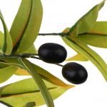 LADECOR Ветка оливы искусственная, 43 см, пластик, ткань, проволока, 3 вида