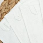 Комплект махровых салфеток для уборки 5 шт. (30х30), 100% хлопок, 380 гр./кв.м., 'Белый'