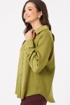 Блузка женская 103045 (Оливковый)