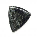 Кабошон из камня мусковит треугольник, 45*40*5мм