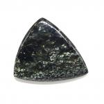 Кабошон из камня мусковит треугольник, 45*40*5мм