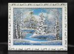 Картина Зима в багете 47*37см