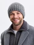 Шапка на флисе с шерстью ESM 25357