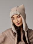 Ушанка двойная с шерстью мериноса PR 25033