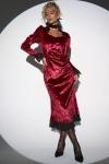 Платье Эльза  Кэстл бордовый
