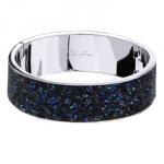 Браслет Галактика (кристаллы SW синие; покрытие родий)