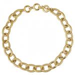 Колье (покрытие золото) 50см