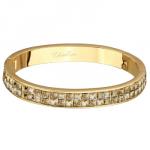 Браслет Квадро (кристаллы SW шампань; покрытие золото)