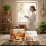 Крем ВВ Увлажняющий 50г (шафран, миндаль, Лакрица) KUMUDA