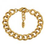 Браслет (покрытие золото) 18-21см