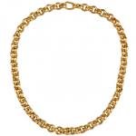 Колье (звено 9мм; покрытие античное золото) 45см