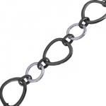 Браслет (покрытие родий, черный родий) 18-21см