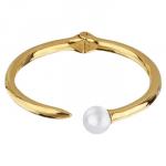 Браслет Гвоздь (Майорка белая 12мм; покрытие золото)