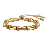 Браслет Бамбук (покрытие золото) 23см