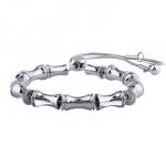 Браслет Бамбук (покрытие родий) 23см